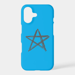 Light Blue Pentagram iPhone Case Mate