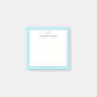 Light Blue Personalized Monogram Name
