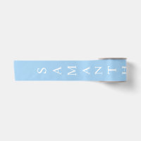 Light Blue Personalized Vertical Name