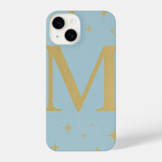Light Blue Phone Case with Big M Logo and Yellow S