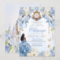 Light Blue Princess Sweet 16 Cinderella V2