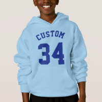 Light Blue & Royal Kids | Sports Jersey Design