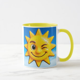 Light blue sky mug