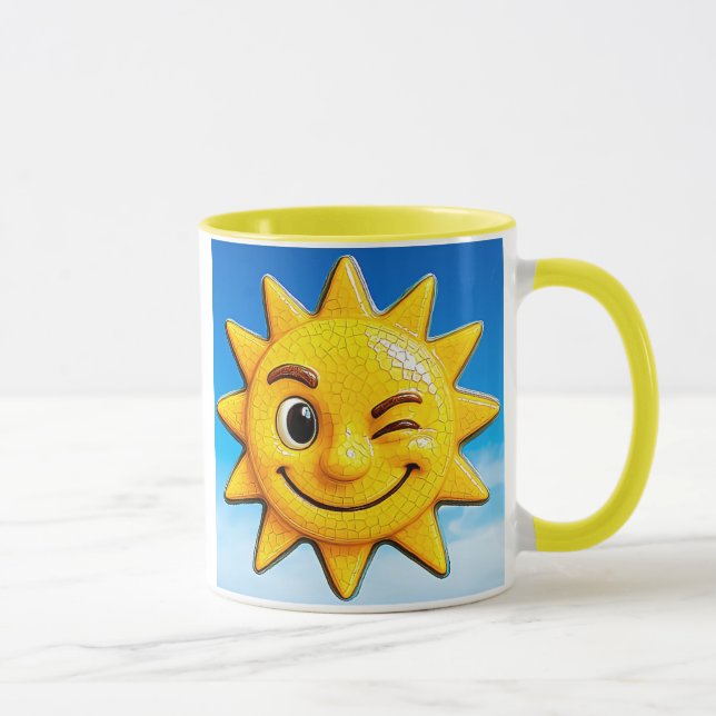 Light blue sky mug (Right)