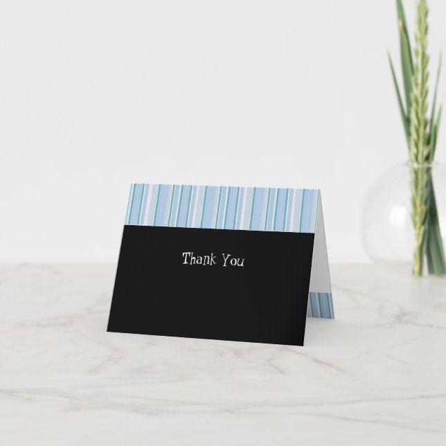 Light Blue Stripe Thank You (Front)