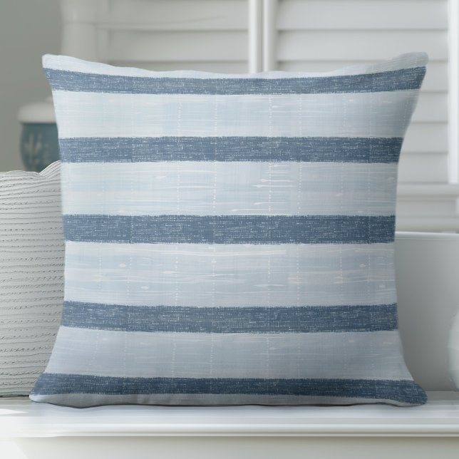 Light Blue Striped Pillow (Creator Uploaded)