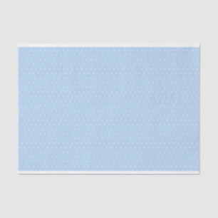 Light Blue Swiss Dot Tissue Paper