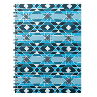 Light Blue/teal Quilt Pattern Notebook
