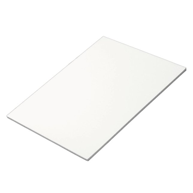 Light Blue Tint 11"x8.5" Notepad with Clean Modern (Angled)
