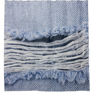 Light Blue Torn Jeans Texture