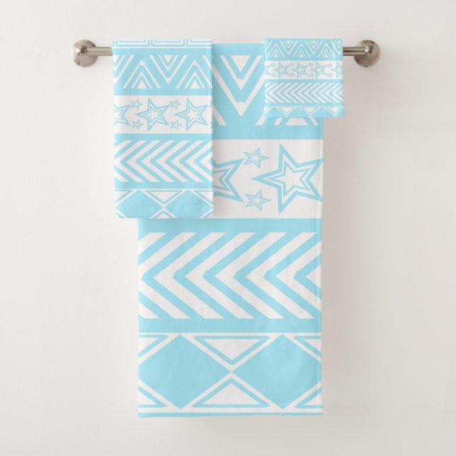 Light Blue Tribal Design (En situation)