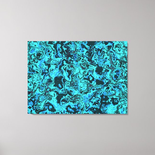 Light Blue Turquoise Canvas Print (Front)