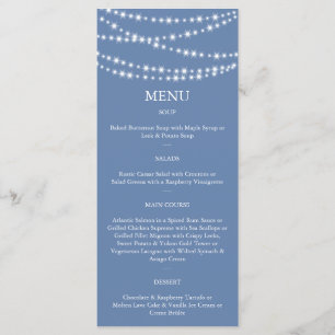 Light Blue Twinkle Lights Menu