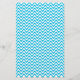 Light Blue Wavy Stripe Soap Wrap Paper
