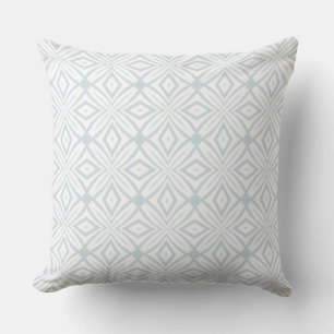 Light Blue & White Modern Pillow