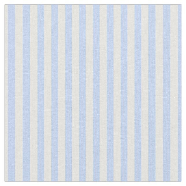 Light Blue & White Stripes Fabric (Close Up)