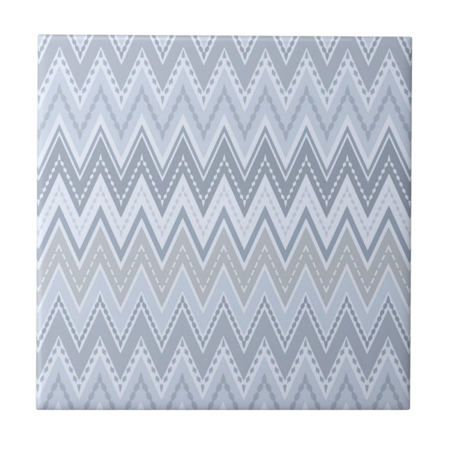 Light blue zigzag  tile (Front)