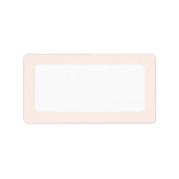 Light blush pink border plain blank
