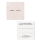 Light Blush Pink Linen Salon Customer Referral