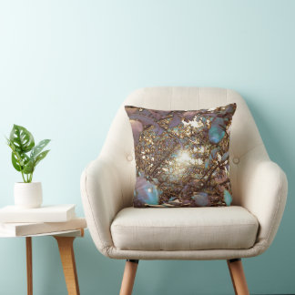 Light Breaking Through Throw Pillow