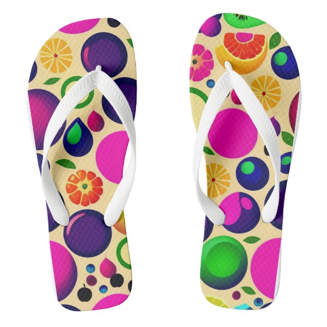 Light, breathable flip flops for the beach (Footbed)