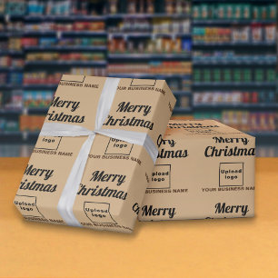 Light Brown   Business   Christmas Wrapping Paper