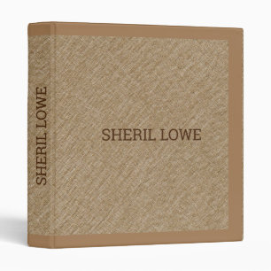 Light-brown faux line texture look binder