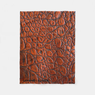 Light Brown Leather Blanket