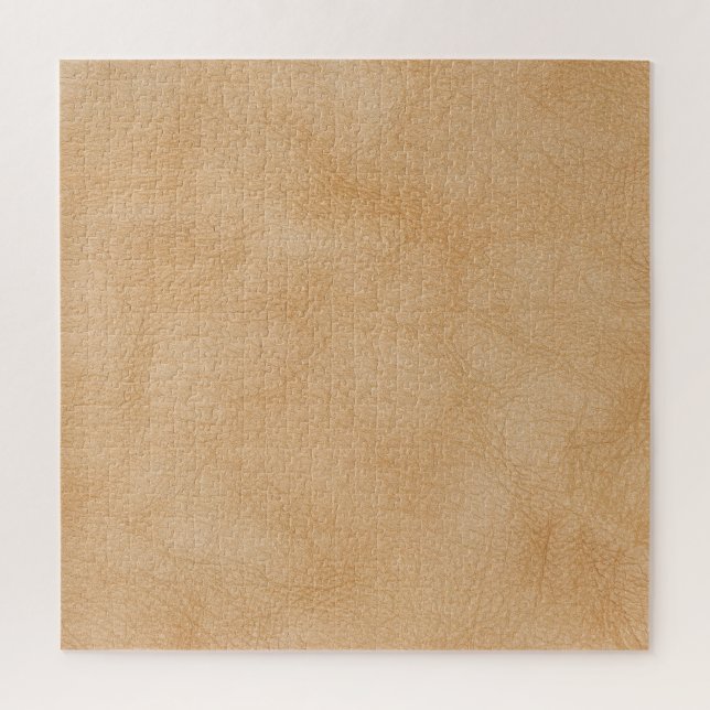 Light brown, leather texture background. jigsaw puzzle (Vertical)