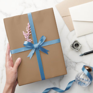 Light brown, Soft Colour Minimalist Wrapping Paper