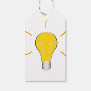 Light Bulb creative idea Gift Tags