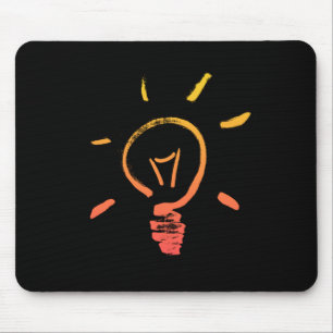 Light bulb lamp retro lightbulb smart electrician mouse pad