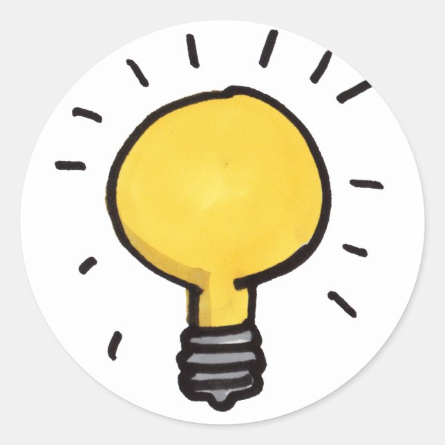 Light Bulb Sticker (Front)