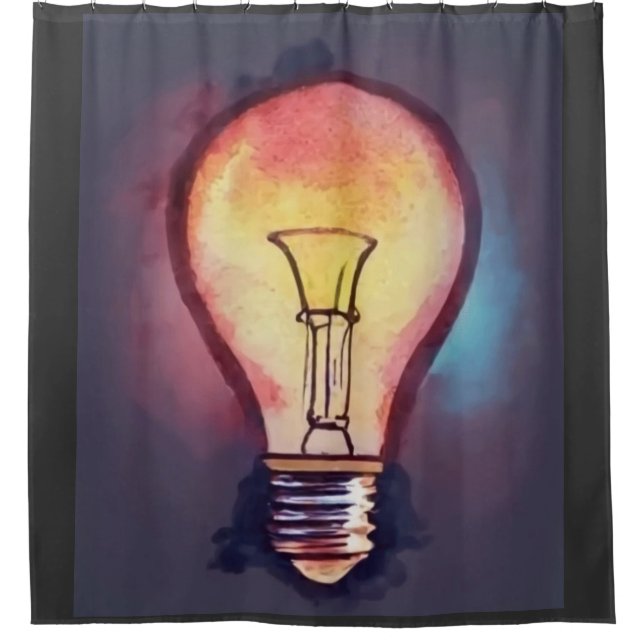 Light Bulb Watercolor Painting, Bulb (Front)