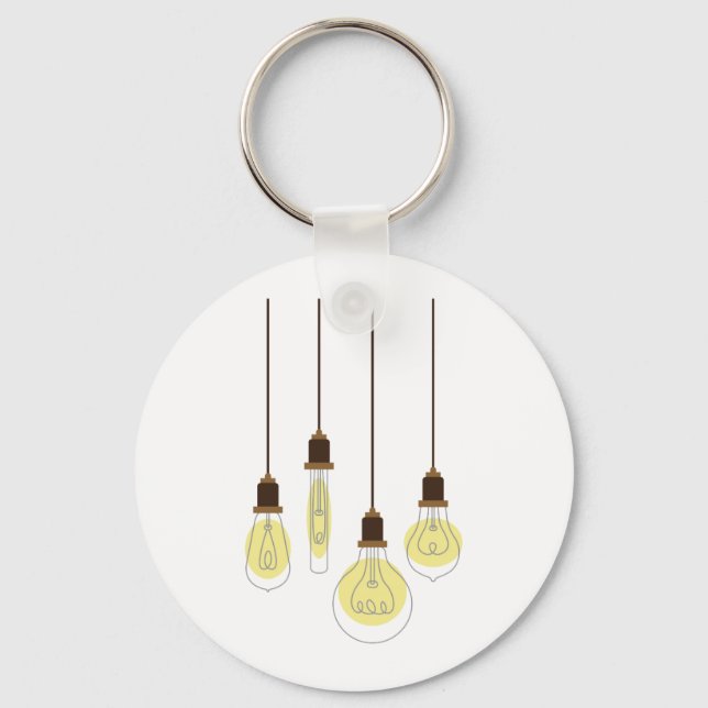 Light Bulbs Keychain (Front)