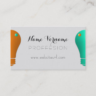 light business card