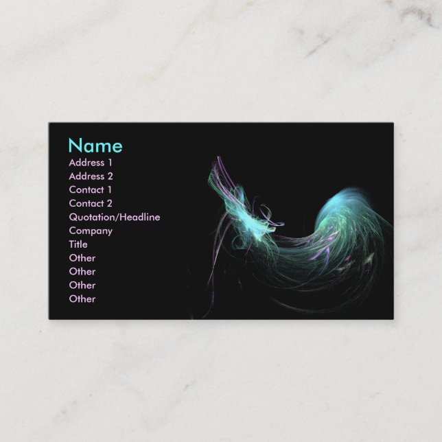 Light Business Card (Front)