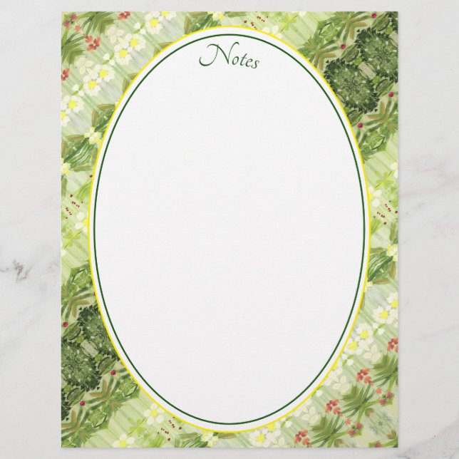 Light butter yellow letterhead (Front)