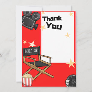 Light Camera Action Thank You Card