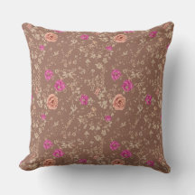 Light Caramel Vintage Floral 