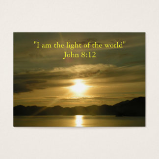 Light - Christian wallet card Card