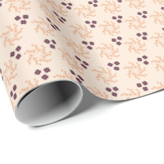 Light Christmas berry and ornament Wrapping Paper
