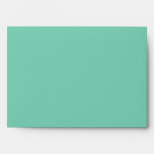 Light Coastal Green Solid Colour Envelope