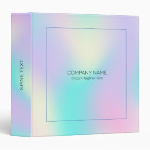 Light colors holographic background binder