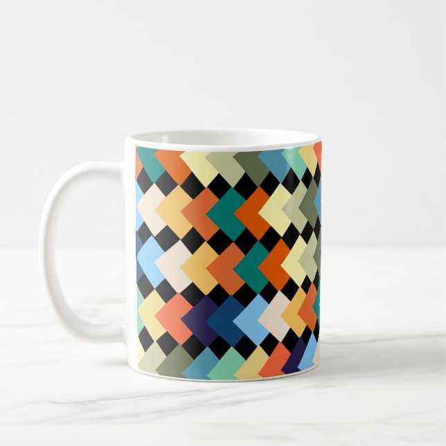 Light Coloured Diamonds  Coffee Mug (Left)