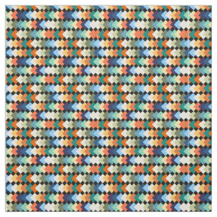 Light Coloured Diamonds Fabric