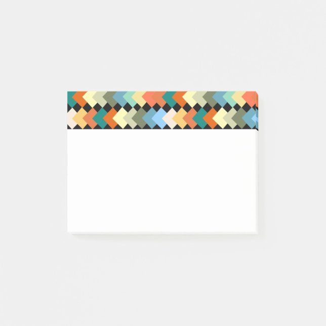 Light Coloured Diamonds Post-it Notes (Front)