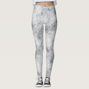 Light Concrete Plaster Texture with Distress Leggings
