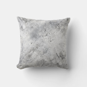 Light Concrete Plaster Texture with Distress Throw Pillow
