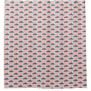 Light Coral and Grey Blue Stripes
